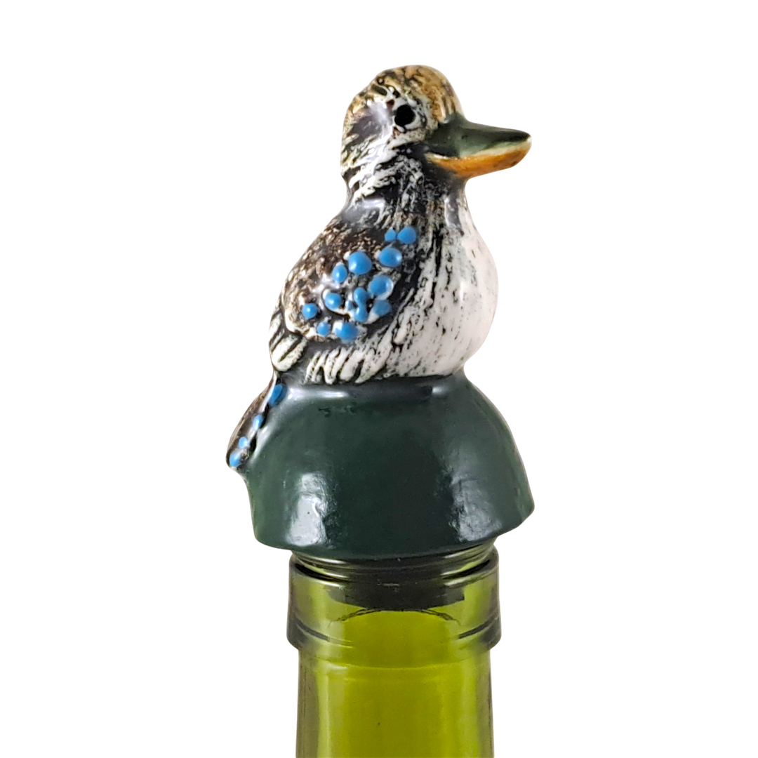 Wine-O Kookaburra bottle stopper