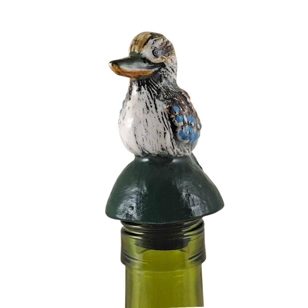 Wine-O Kookaburra bottle stopper