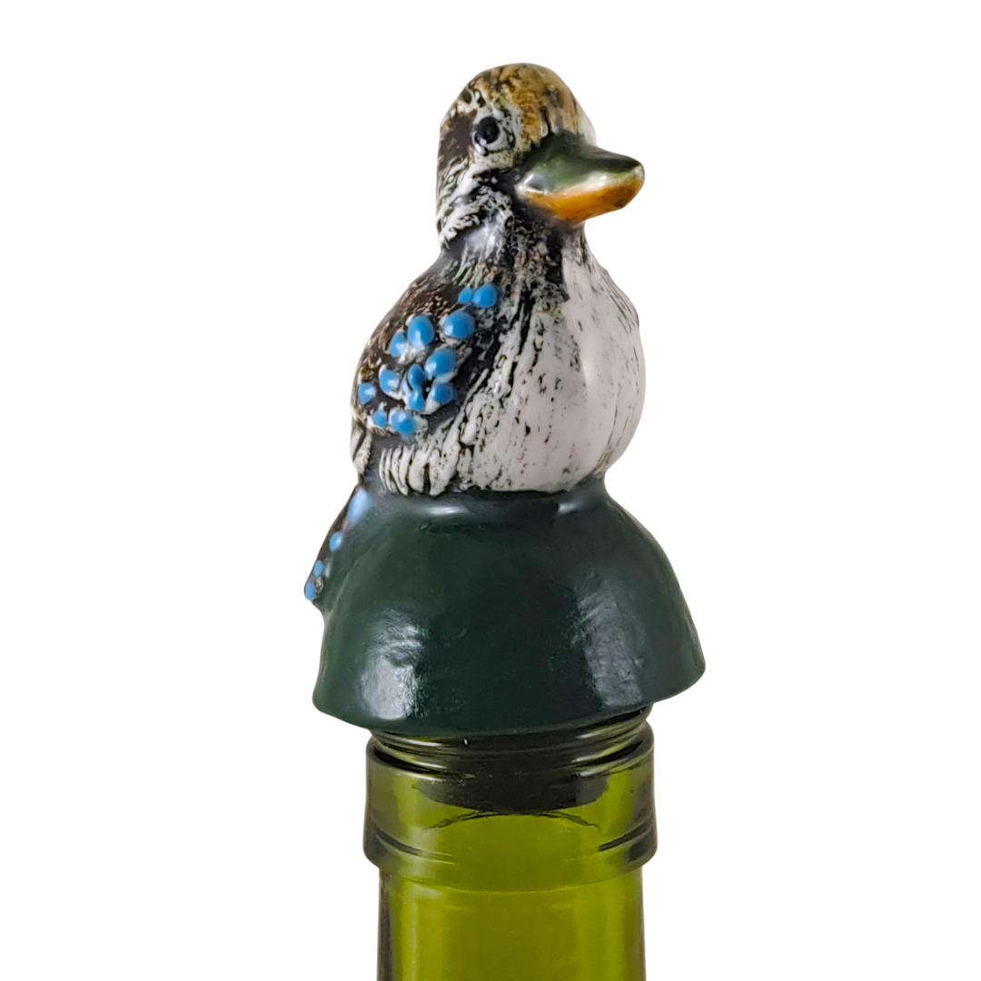 Wine-O Kookaburra bottle stopper