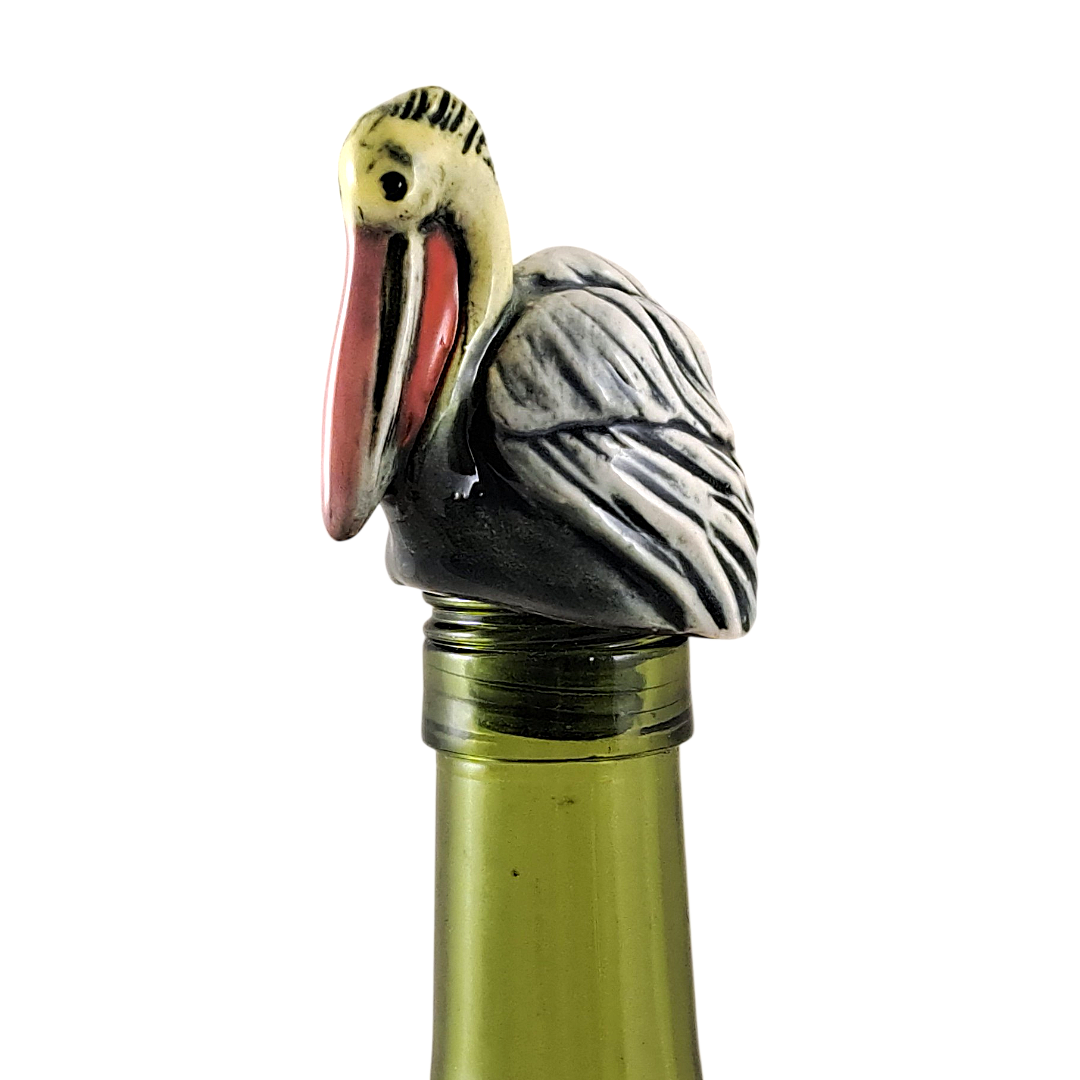 Wine-O Pelican bottle stopper