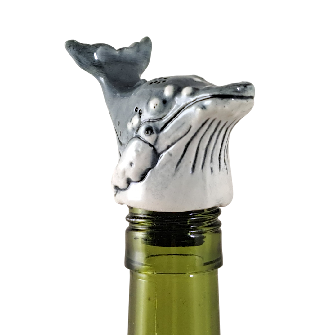 Wine-O Whale bottle stopper